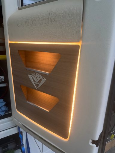 Staufach mit LED